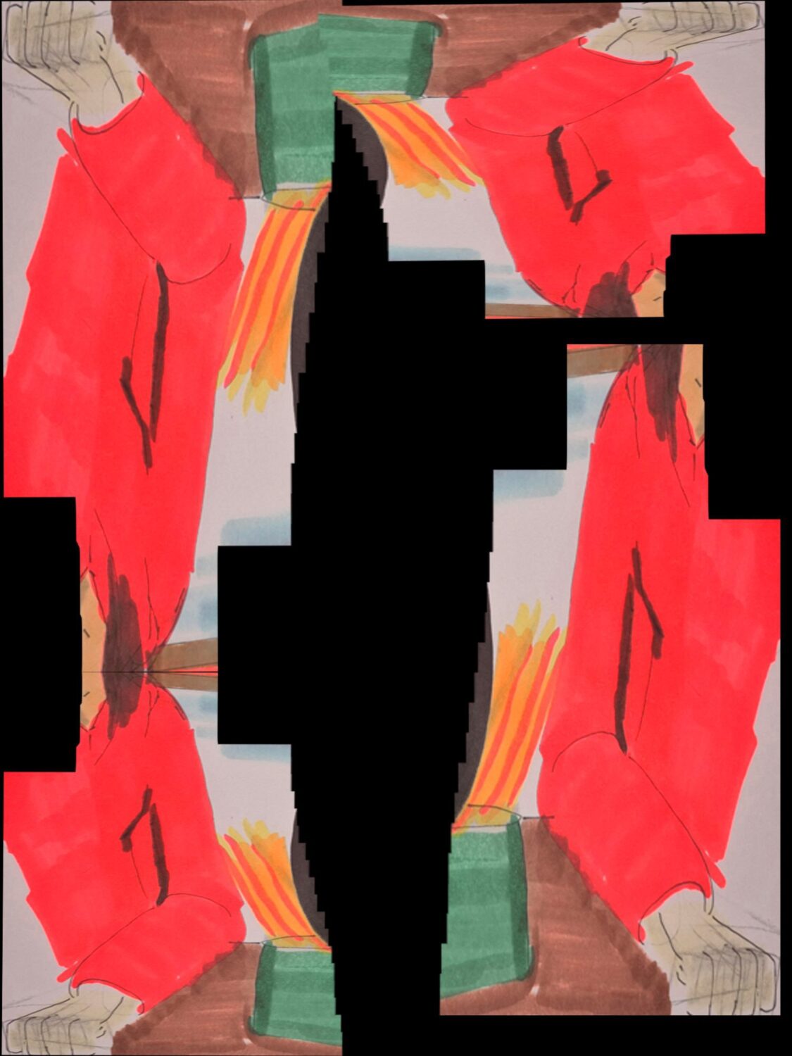 Amongst the Frames: Undoing a way puzzlement, amongst the frames