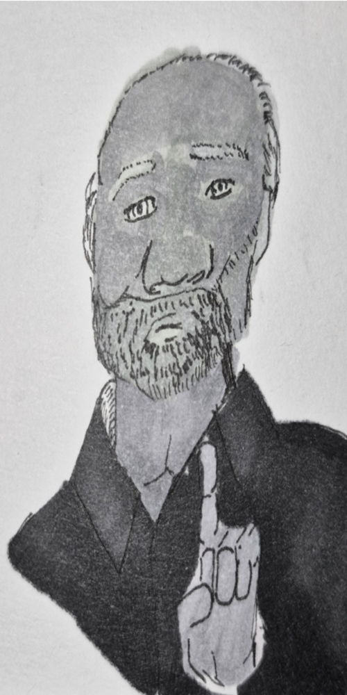 comic art, comic strips, inkedpath, Quibbles of the scribbles, webcomic,  Late to the party, puzzlement, used or not, Inked path: The reptiles give disturbing dreams. depiction of George Carlin to link back to an older post.