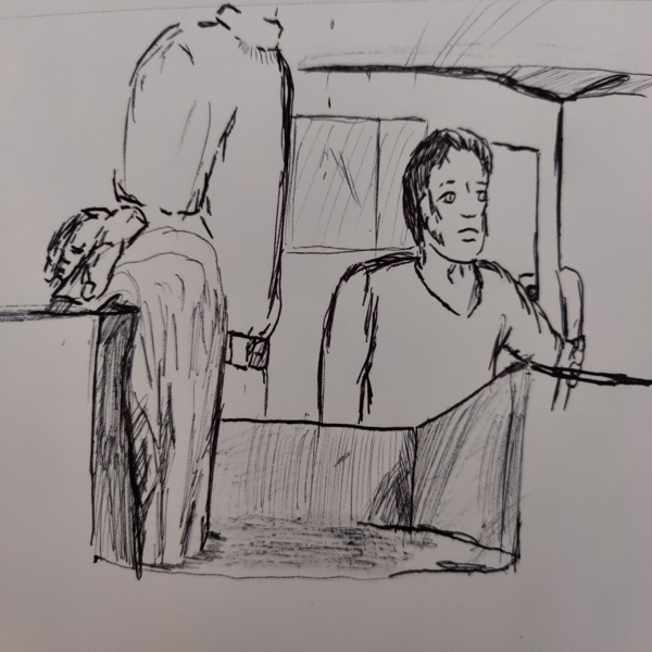 Inked path: Mentally depending on the Connection,  Amongst the frames, away-ink, comic art, comic strips, inkedpath, late to the party, puzzlement, Quibbles of the scribbles, the clone did it, used or not, webcomic