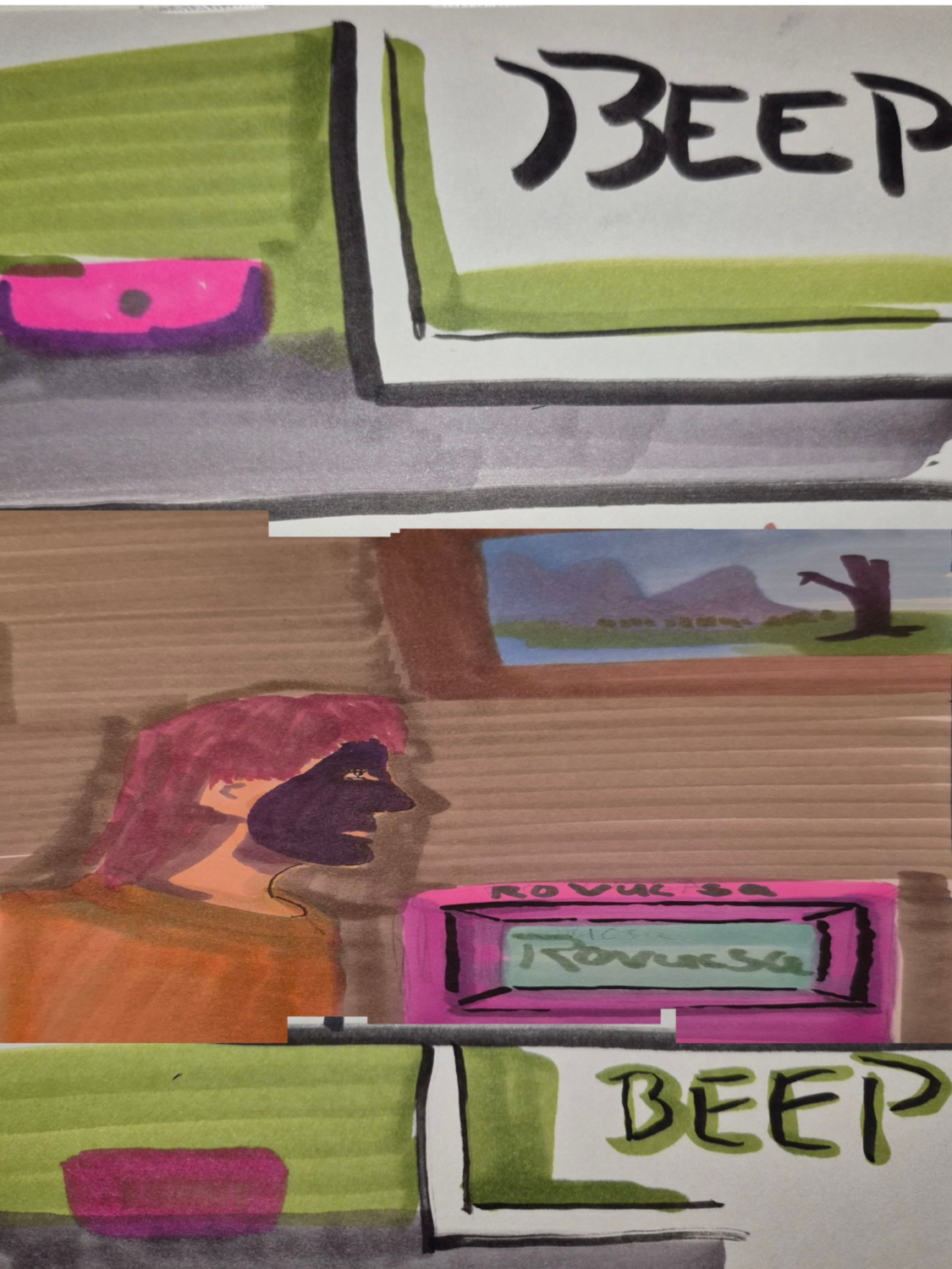 Inked Path: Unfinished Walls, Offering Reverence in Emptiness, comic art, comic strips, inkedpath, late to the party, puzzlement, Quibbles of the scribbles, the clone did it, used or not, webcomic.