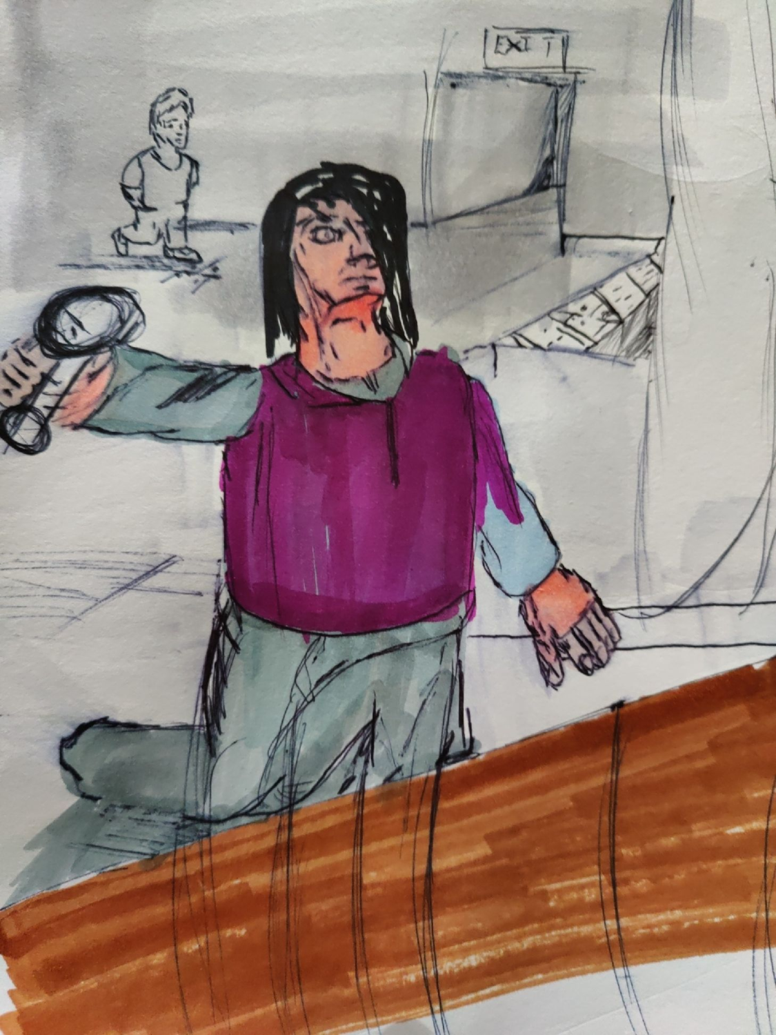 Inked Path: A flip over, see how it...,  Amongst the frames, away-ink, comic art, comic strips, inkedpath, late to the party, puzzlement, Quibbles of the scribbles, the clone did it, used or not, webcomic