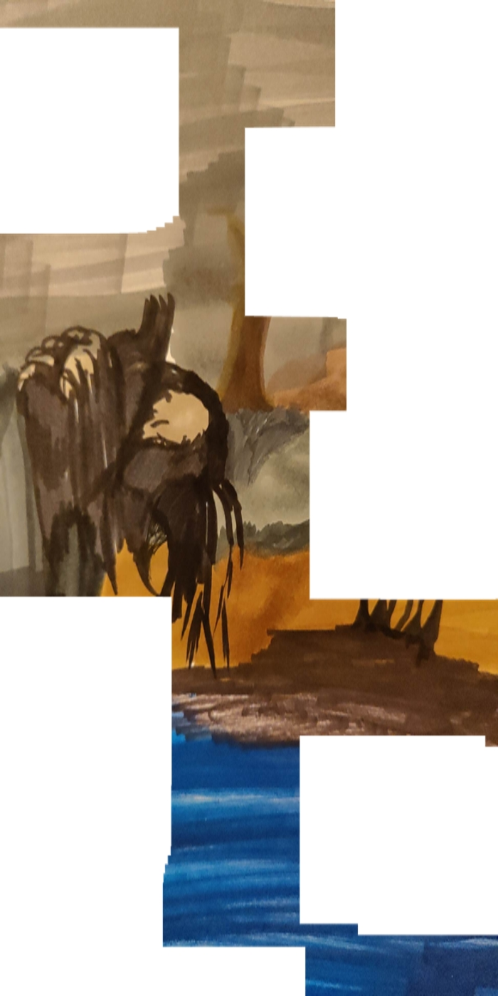 Inked path:  How is a Tunnel, Strings One Guided Path?
Amongst the frames, away-ink, comic art, comic strips, inkedpath, late to the party, puzzlement, Quibbles of the scribbles, the clone did it, used or not, webcomic