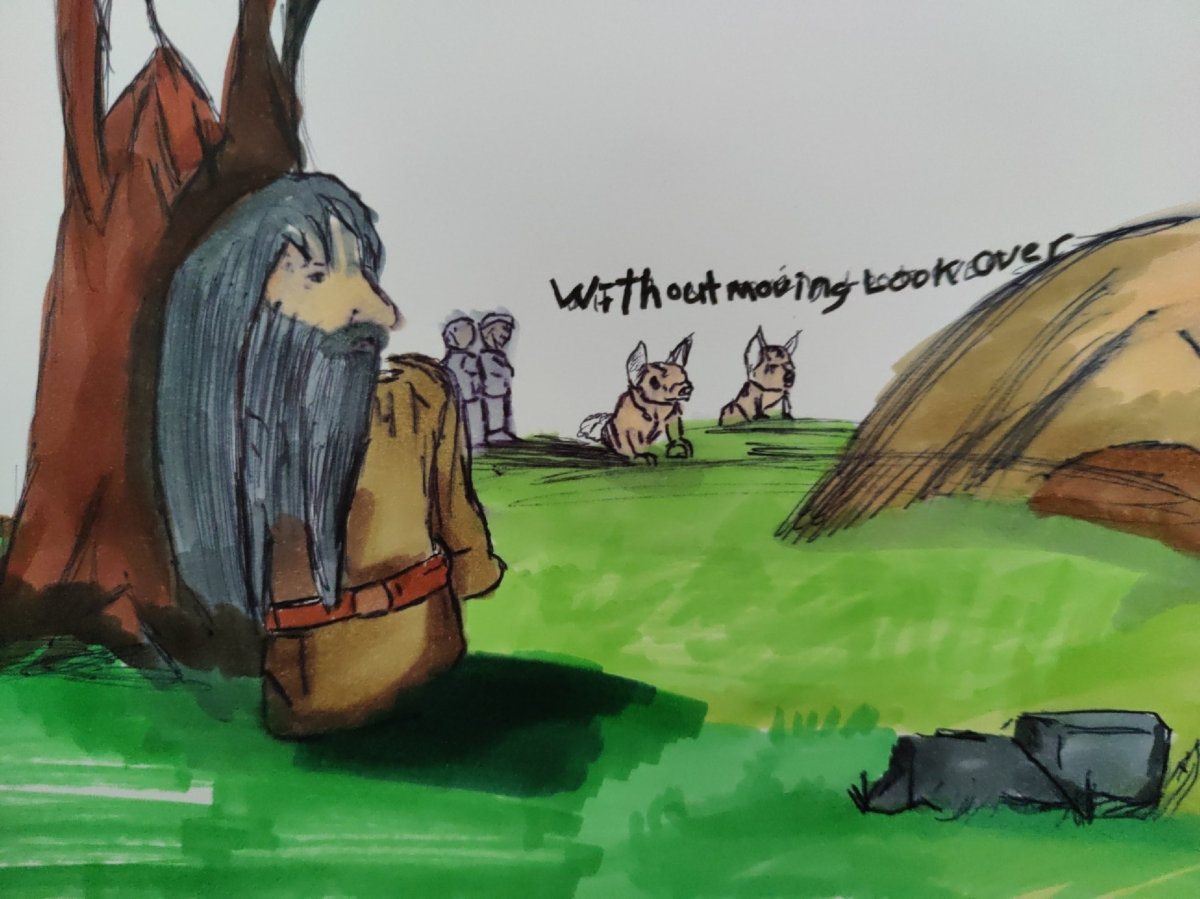 Inked path: Catalyzes without suppressibility,  Amongst the frames, away-ink, comic art, comic strips, inkedpath, late to the party, puzzlement, Quibbles of the scribbles, the clone did it, used or not, webcomic