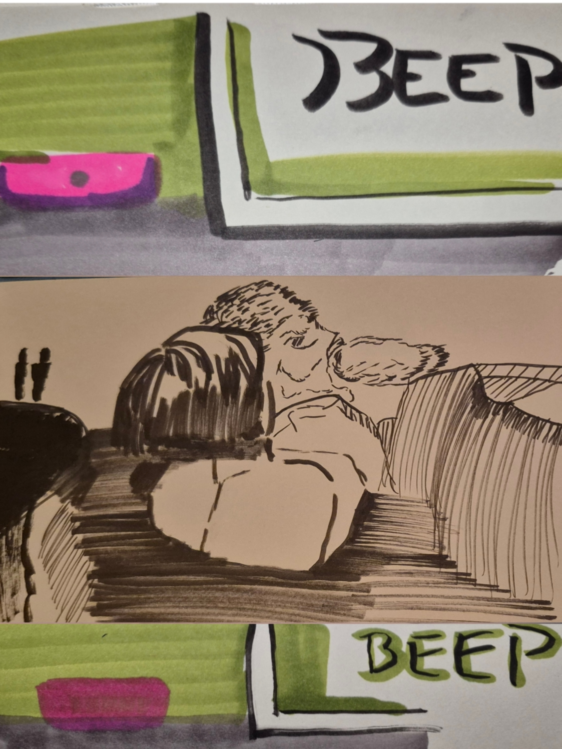 Inked Path: The Jelly Flower of an Artist, right?, comic art, comic strips, inkedpath, late to the party, puzzlement, Quibbles of the scribbles, the clone did it, used or not, webcomic.