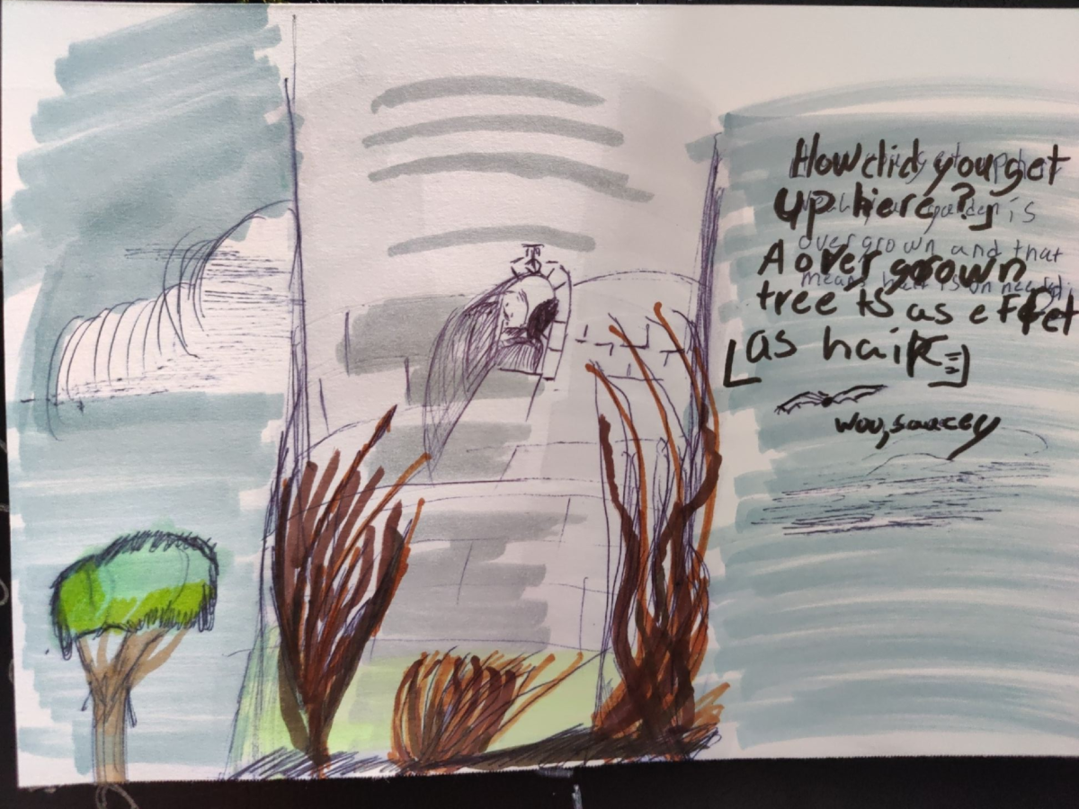 Inked Path: Appearance is adequate even when frightened.,  Amongst the frames, away-ink, comic art, comic strips, inkedpath, late to the party, puzzlement, Quibbles of the scribbles, the clone did it, used or not, webcomic