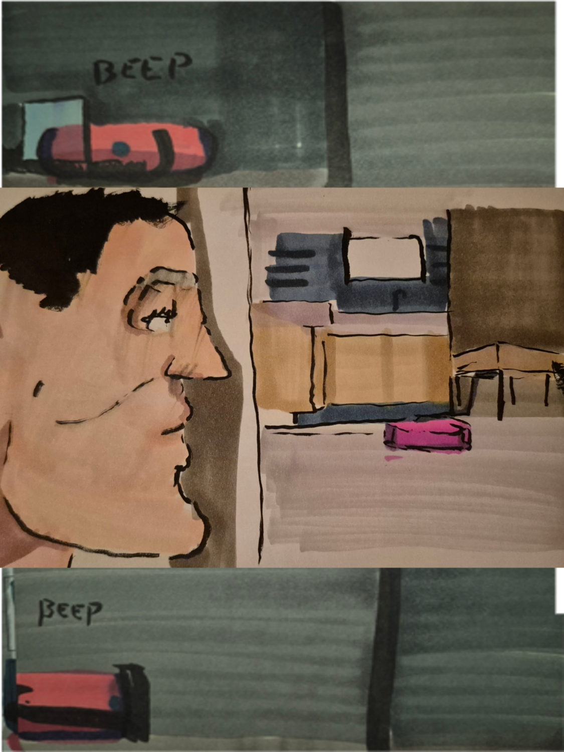 Inked Path: A Rifle Through, brings to mind, right?, comic art, comic strips, inkedpath, late to the party, puzzlement, Quibbles of the scribbles, the clone did it, used or not, webcomic.