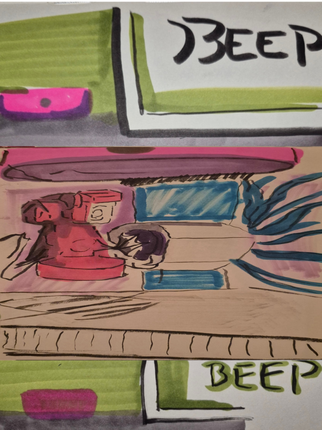 Inked Path: Chasing the dreaming meaning, right?, comic art, comic strips, inkedpath, late to the party, puzzlement, Quibbles of the scribbles, the clone did it, used or not, webcomic.