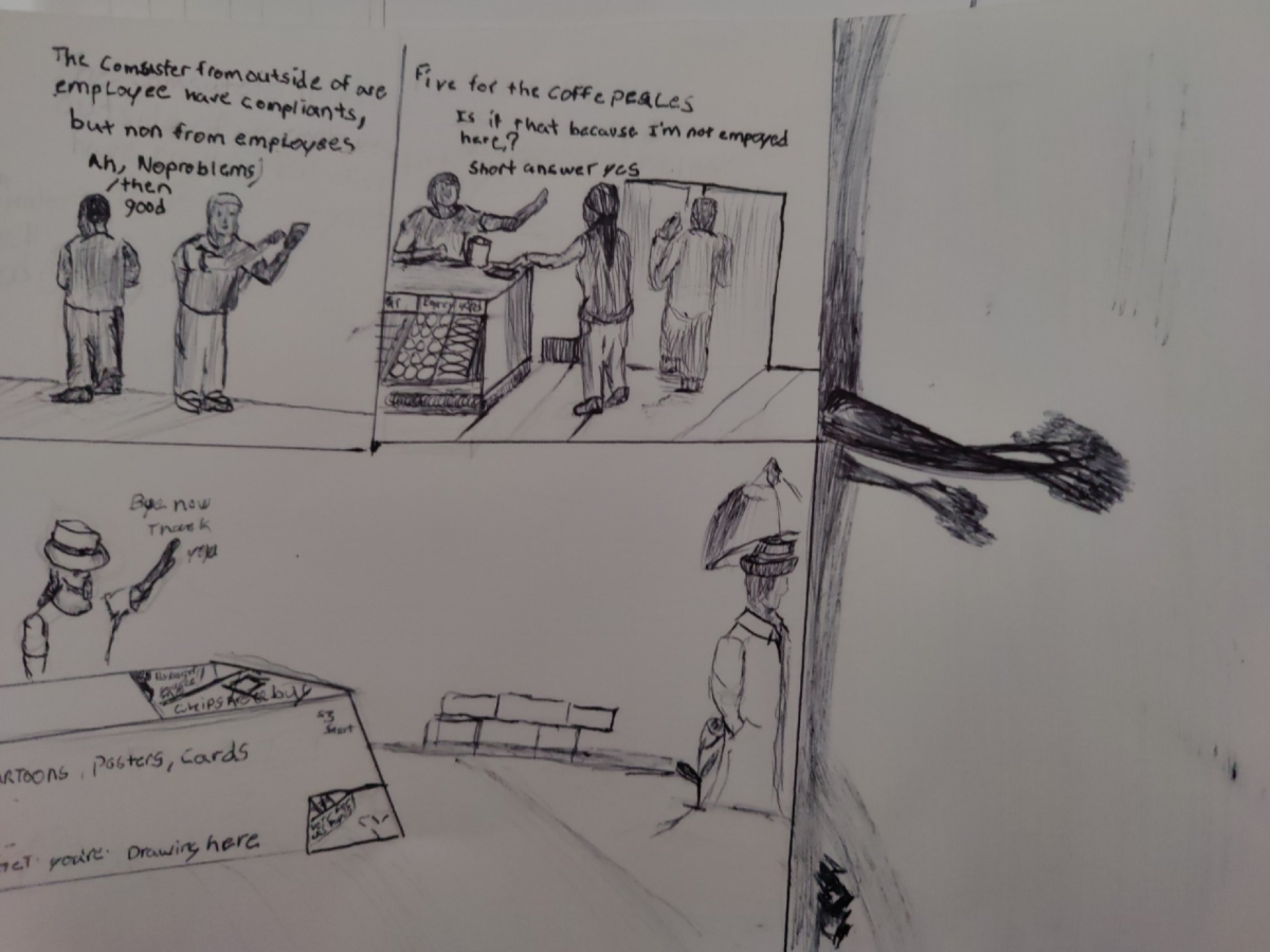 Comic entries of the away forward ink the path