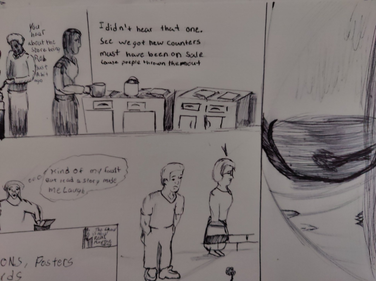 Comic entries of the away forward ink the path