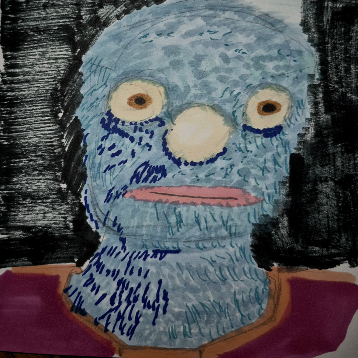 Inked Path: A cloning of old framing,  Amongst the frames, away-ink, comic art, comic strips, inkedpath, late to the party, puzzlement, Quibbles of the scribbles, the clone did it, used or not, webcomic