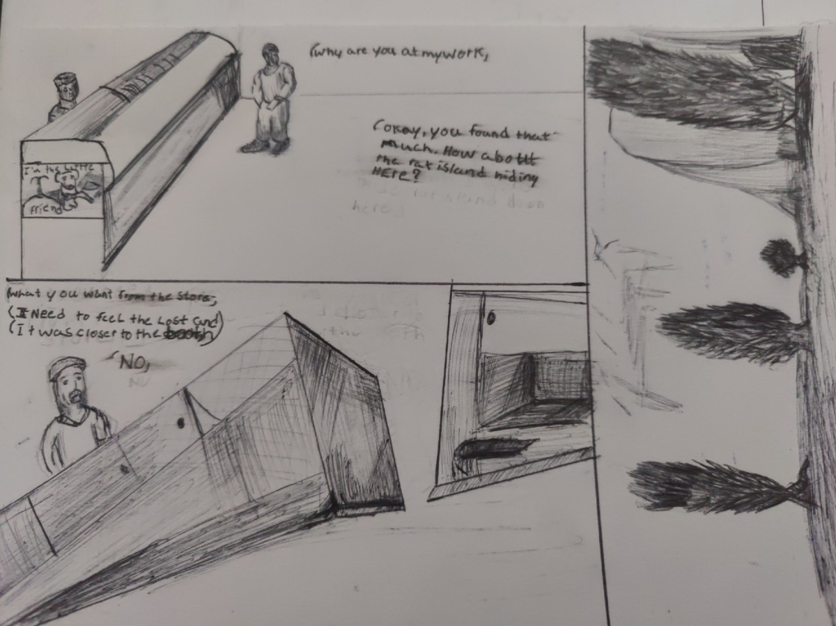 Comic entries of the away forward ink the path