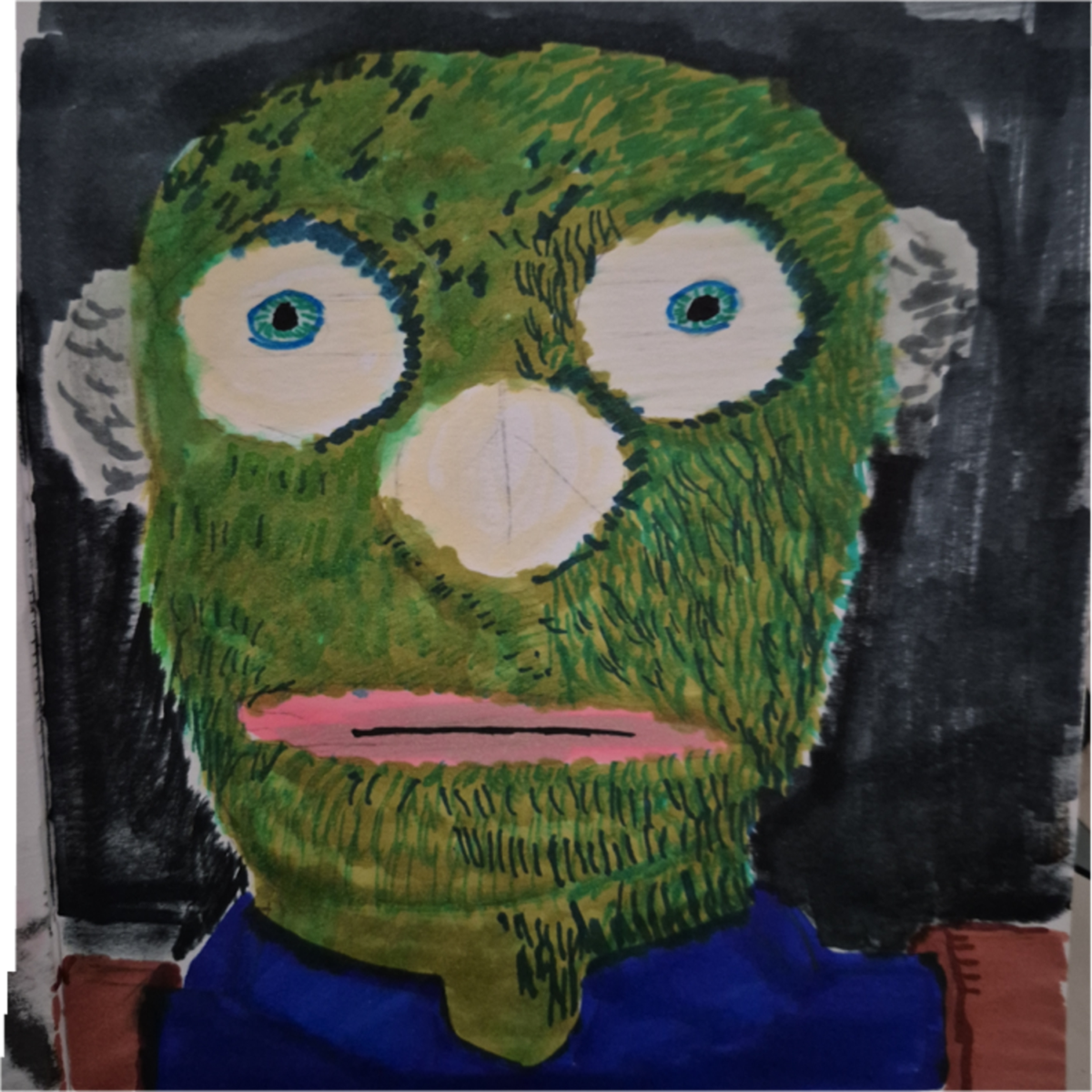 Inked Path: A cloning of old framing,  Amongst the frames, away-ink, comic art, comic strips, inkedpath, late to the party, puzzlement, Quibbles of the scribbles, the clone did it, used or not, webcomic