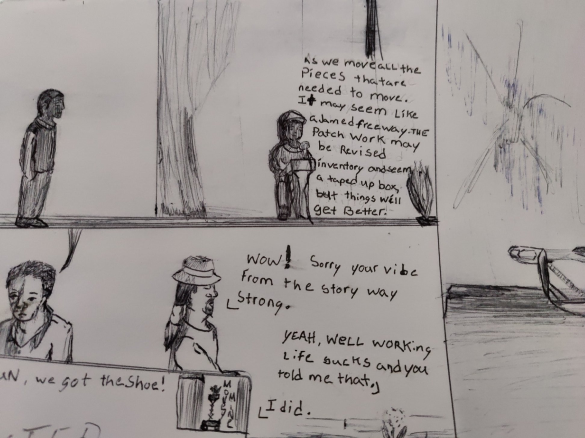 Comic entries of the away forward ink the path