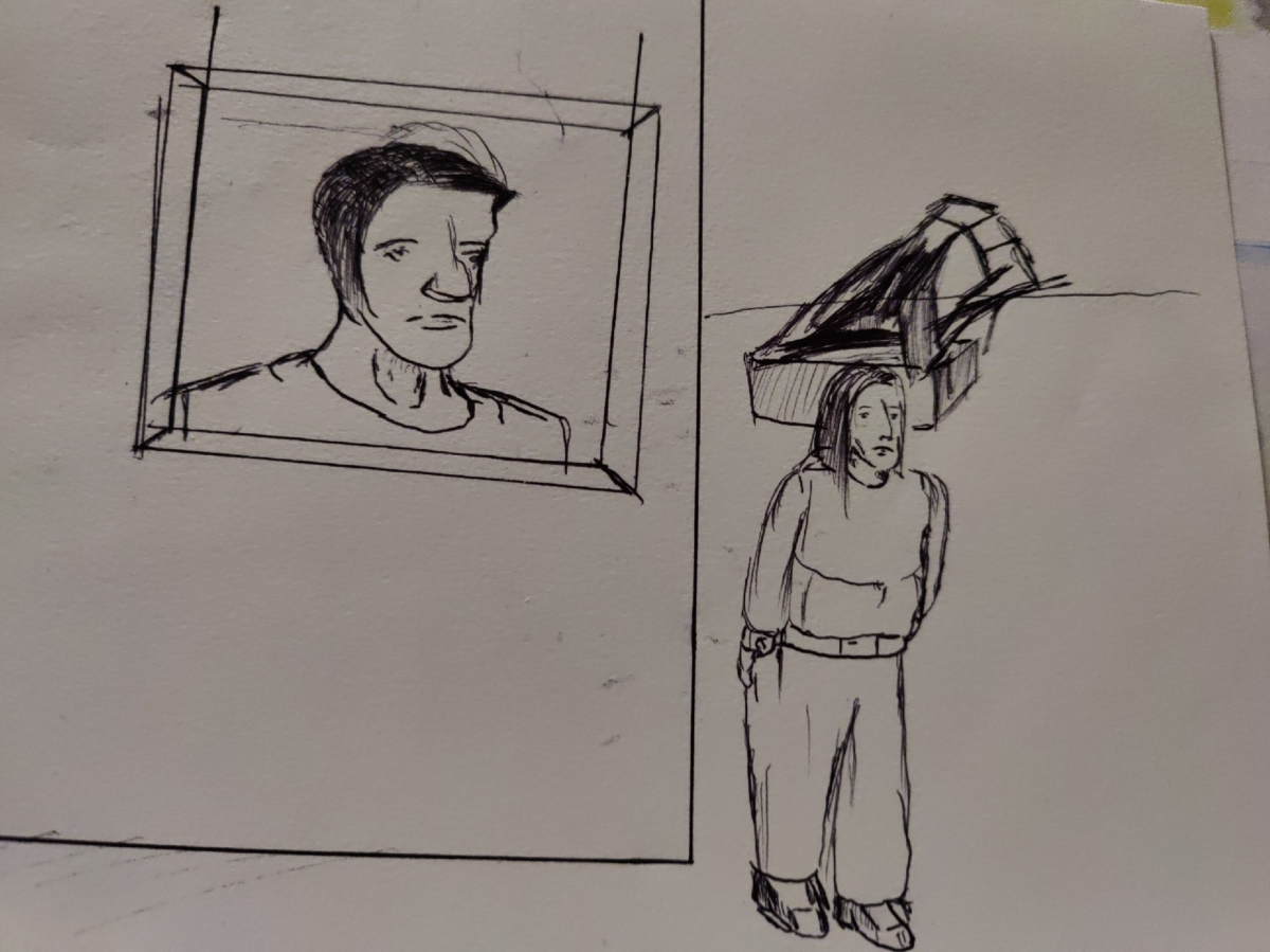 Inked Path: A Bad Bunny Super Dancing Clone, comic art, comic strips, inkedpath, late to the party, puzzlement, Quibbles of the scribbles, the clone did it, used or not, webcomic.