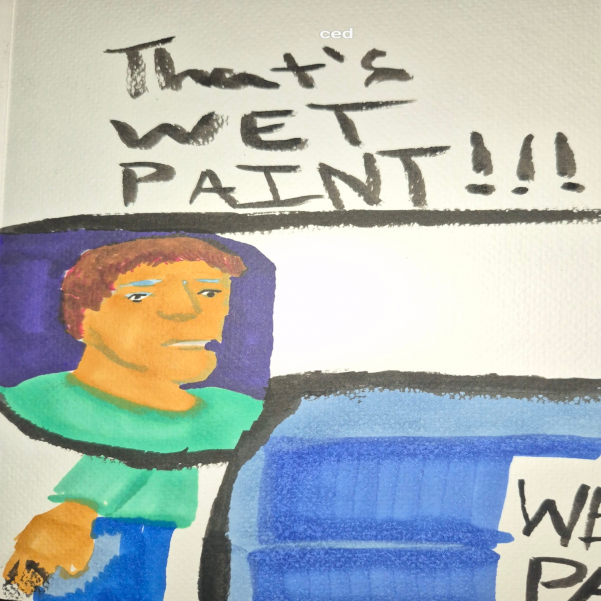 Inked Path: Black and White Twisting the Truth,  Amongst the frames, away-ink, comic art, comic strips, inkedpath, late to the party, puzzlement, Quibbles of the scribbles, the clone did it, used or not, webcomic