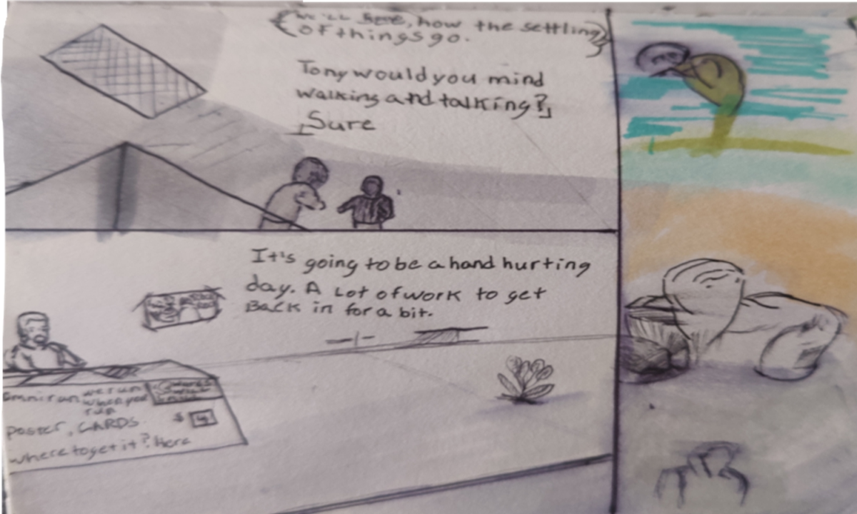 Comic entries of the away forward ink the path