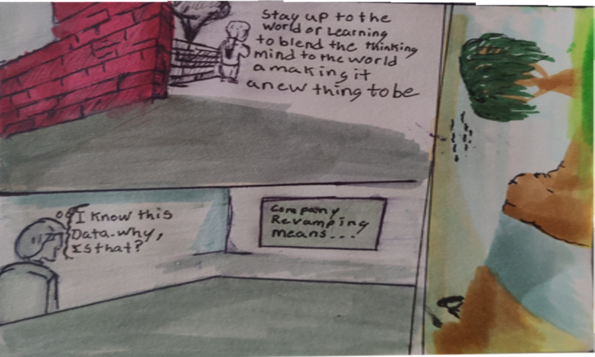 Comic entries of the away forward ink the path