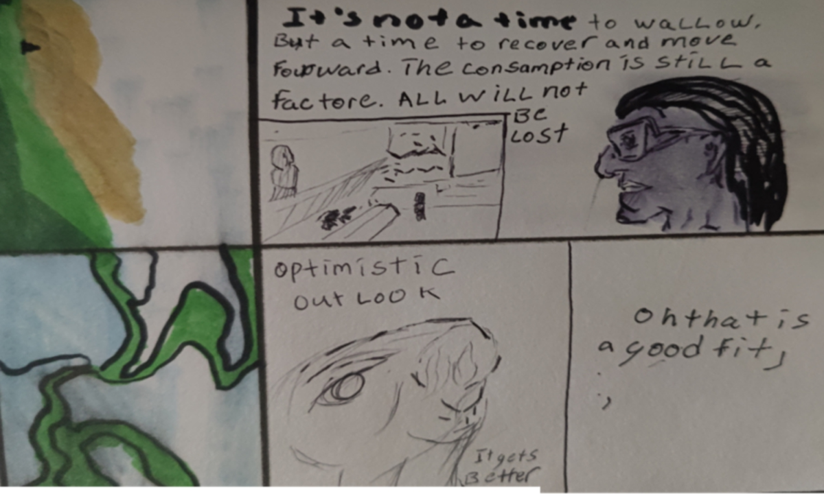 Comic entries of the away forward ink the path