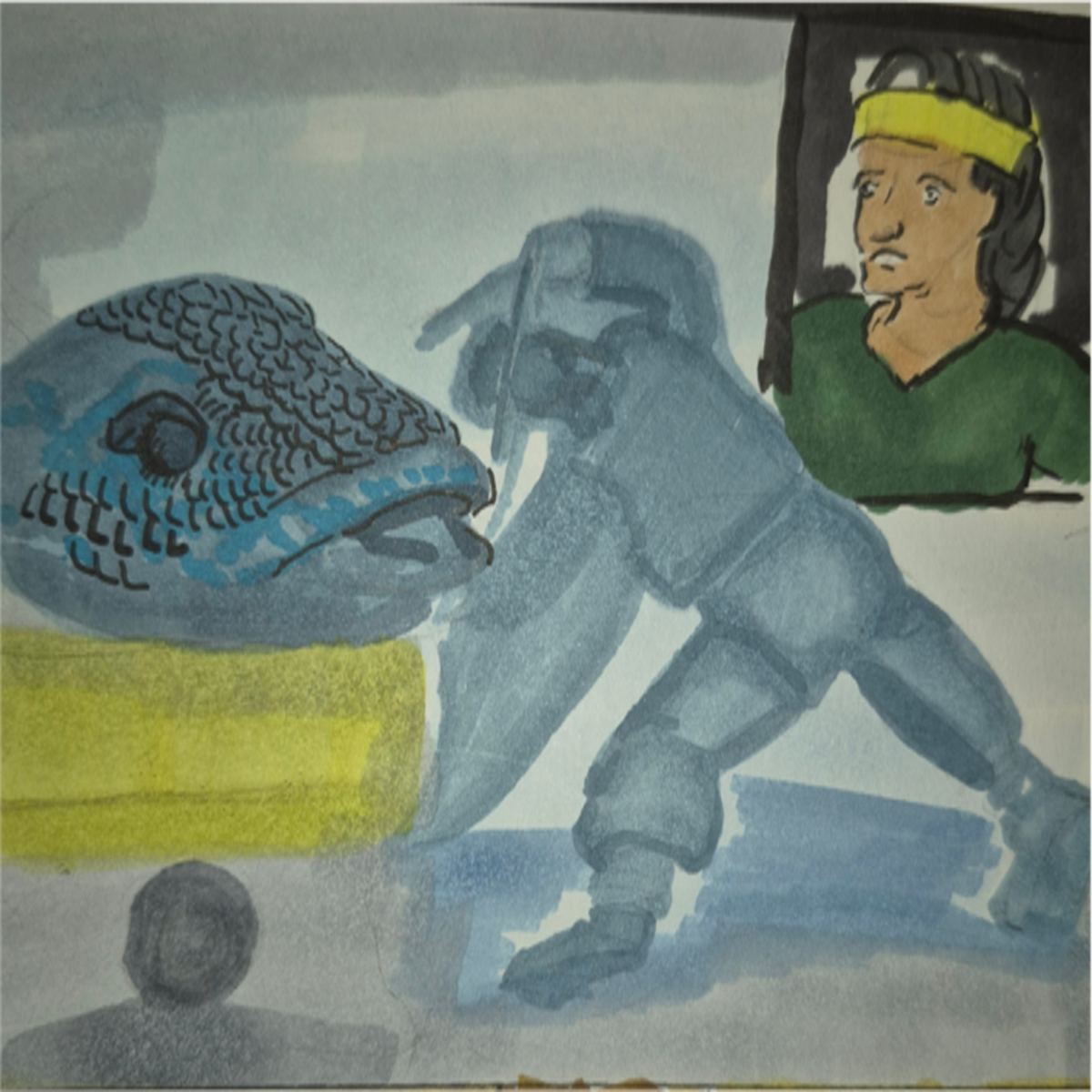 Inked path: Mentally depending on the Connection,  Amongst the frames, away-ink, comic art, comic strips, inkedpath, late to the party, puzzlement, Quibbles of the scribbles, the clone did it, used or not, webcomic