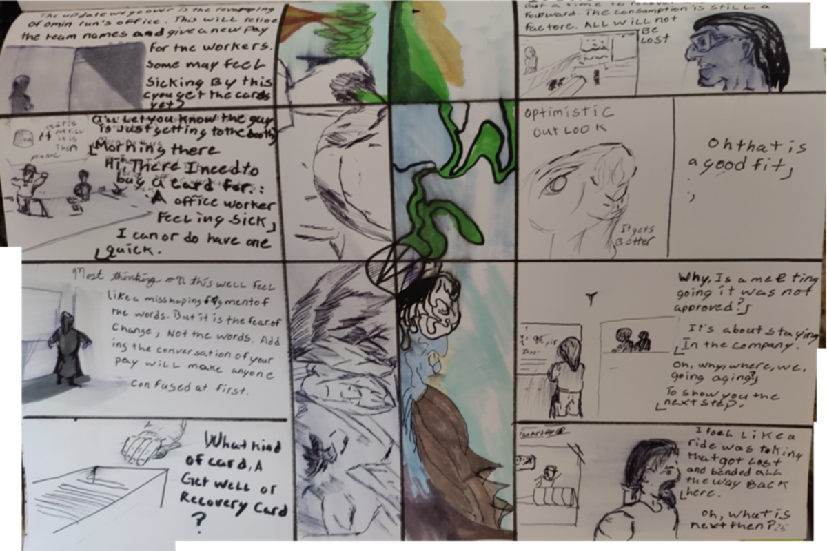 Comic entries of the away forward ink the path