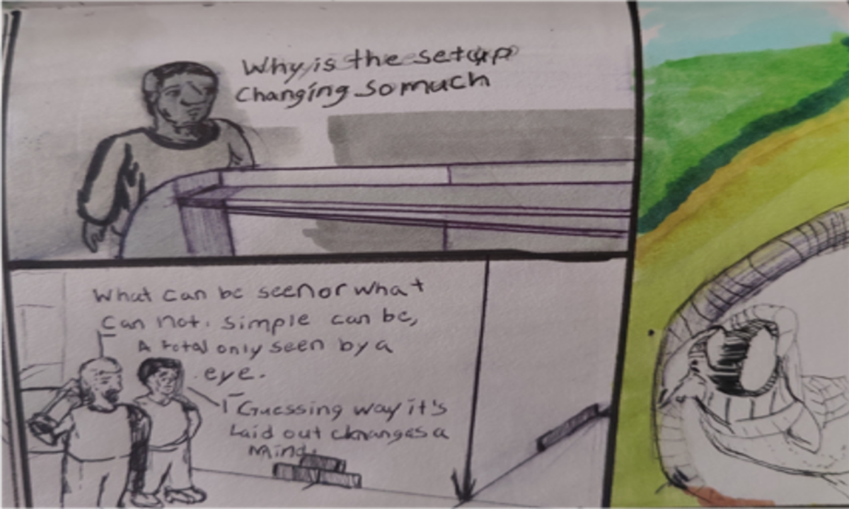 Comic entries of the away forward ink the path