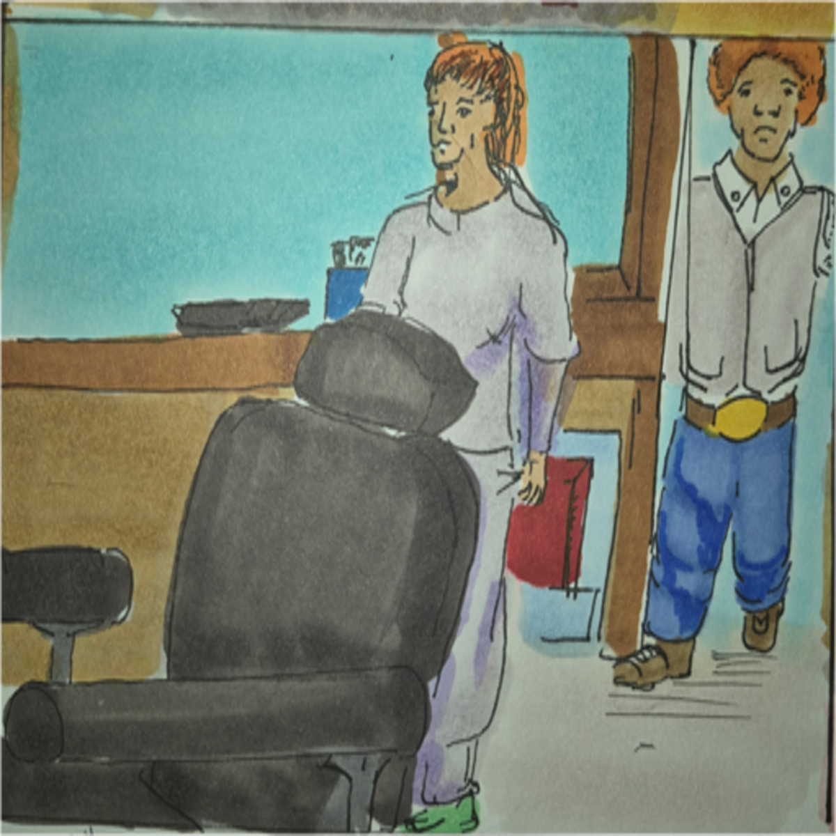 Inked Path: A clown is given a clue.
Amongst the frames, away-ink, comic art, comic strips, inkedpath, late to the party, puzzlement, Quibbles of the scribbles, the clone did it, used or not, webcomic