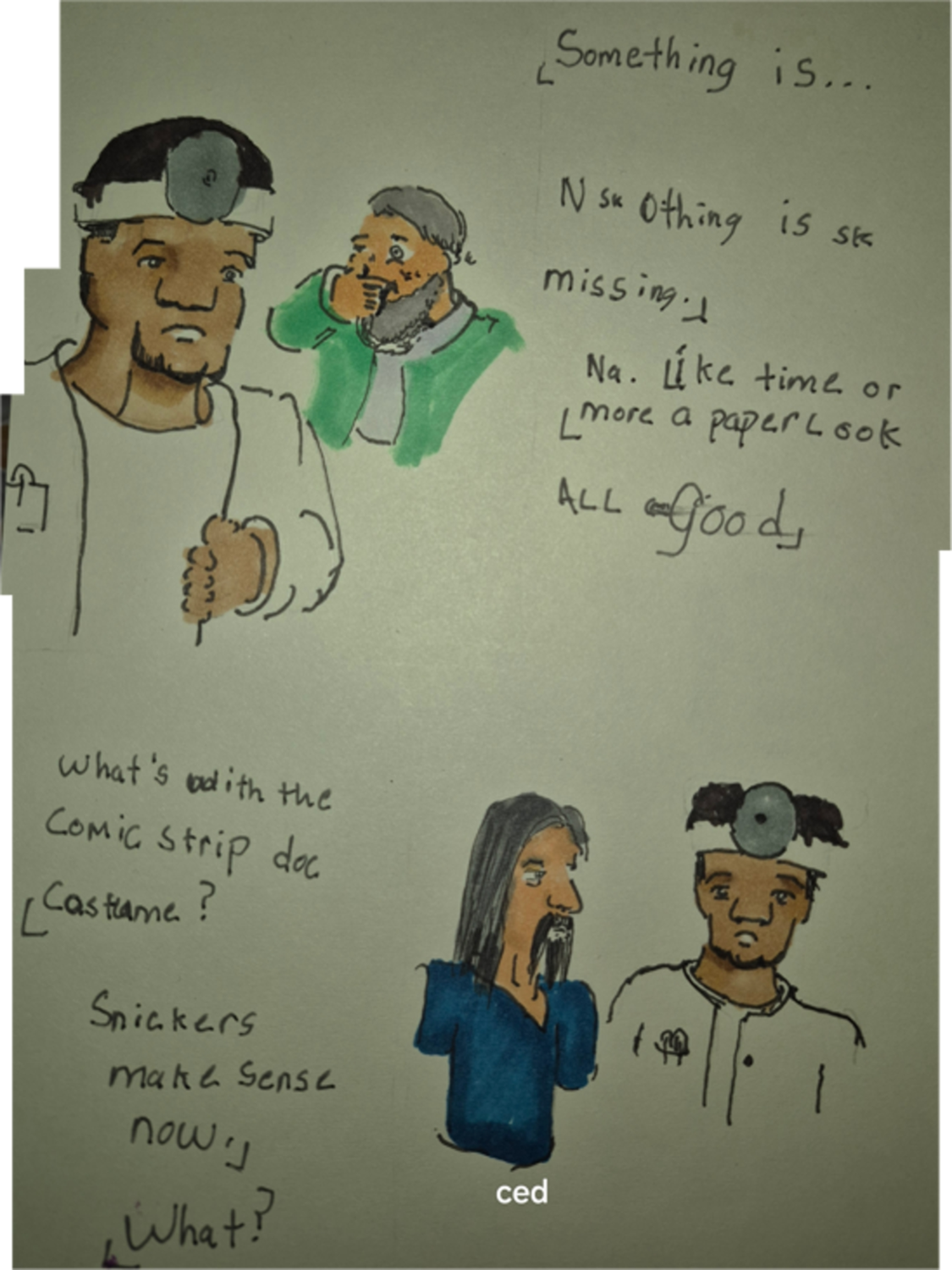 the clone did it, amongst the frames, late to the party, used or not, puzzlement, and quibbles of the scribbles