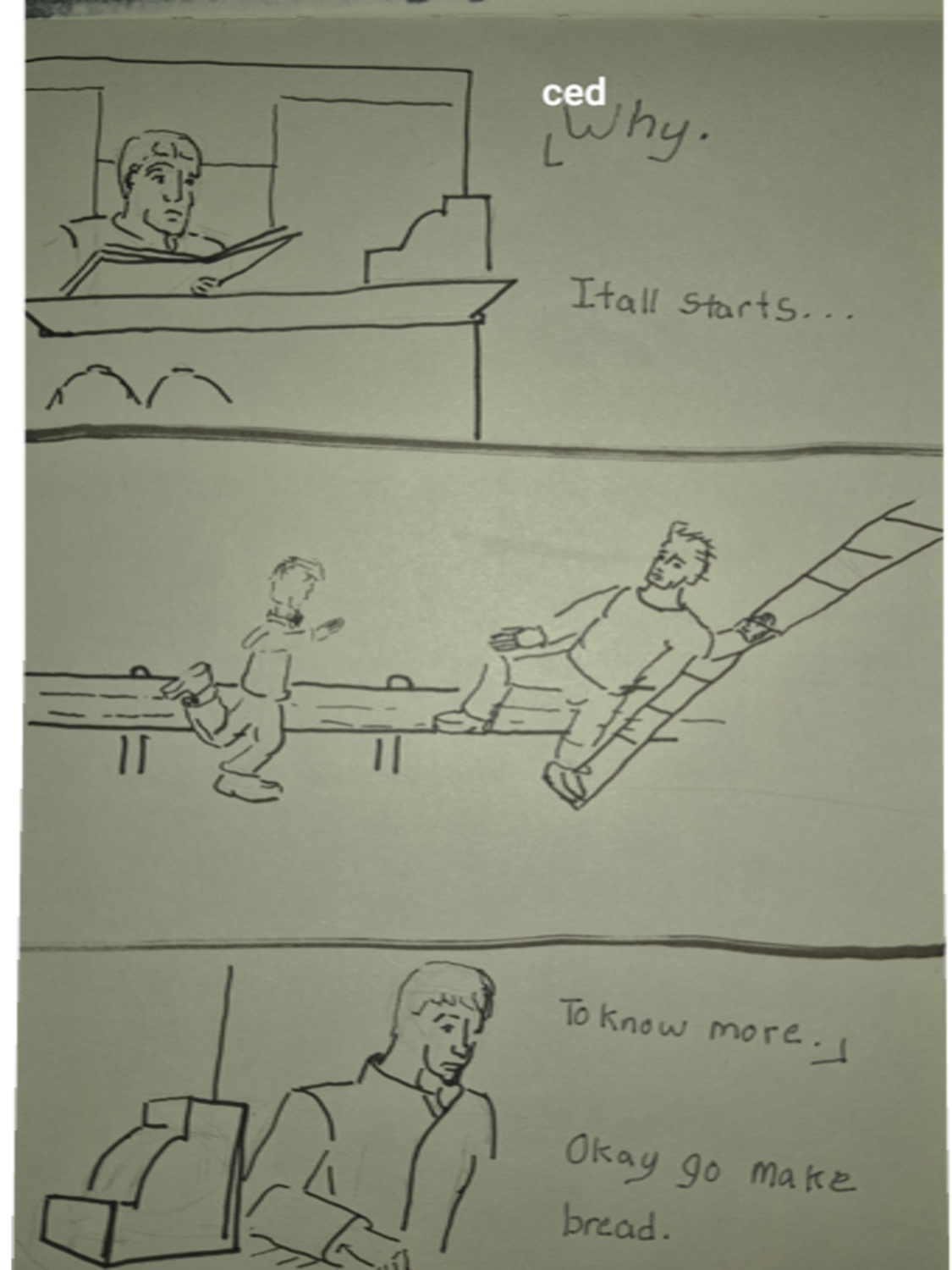 Inked Path: A clown is given a clue.
Amongst the frames, away-ink, comic art, comic strips, inkedpath, late to the party, puzzlement, Quibbles of the scribbles, the clone did it, used or not, webcomic