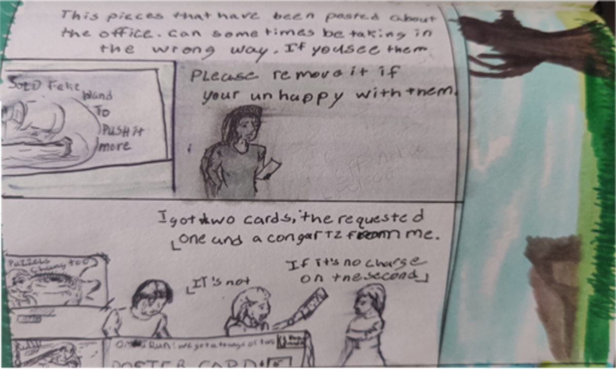 Comic entries of the away forward ink the path