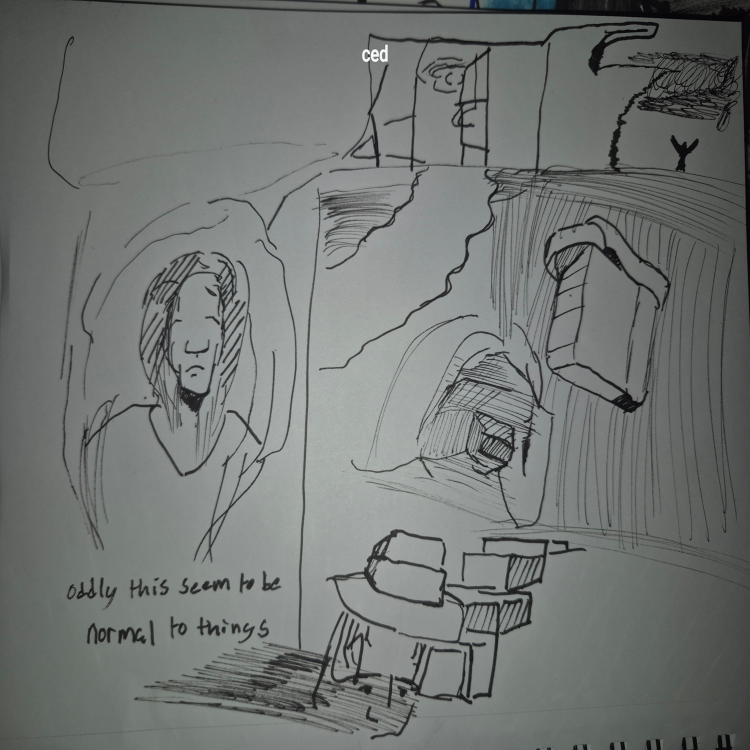 Inked Path: The maze for 2 is told.
Amongst the frames, away-ink, comic art, comic strips, inkedpath, late to the party, puzzlement, Quibbles of the scribbles, the clone did it, used or not, webcomic