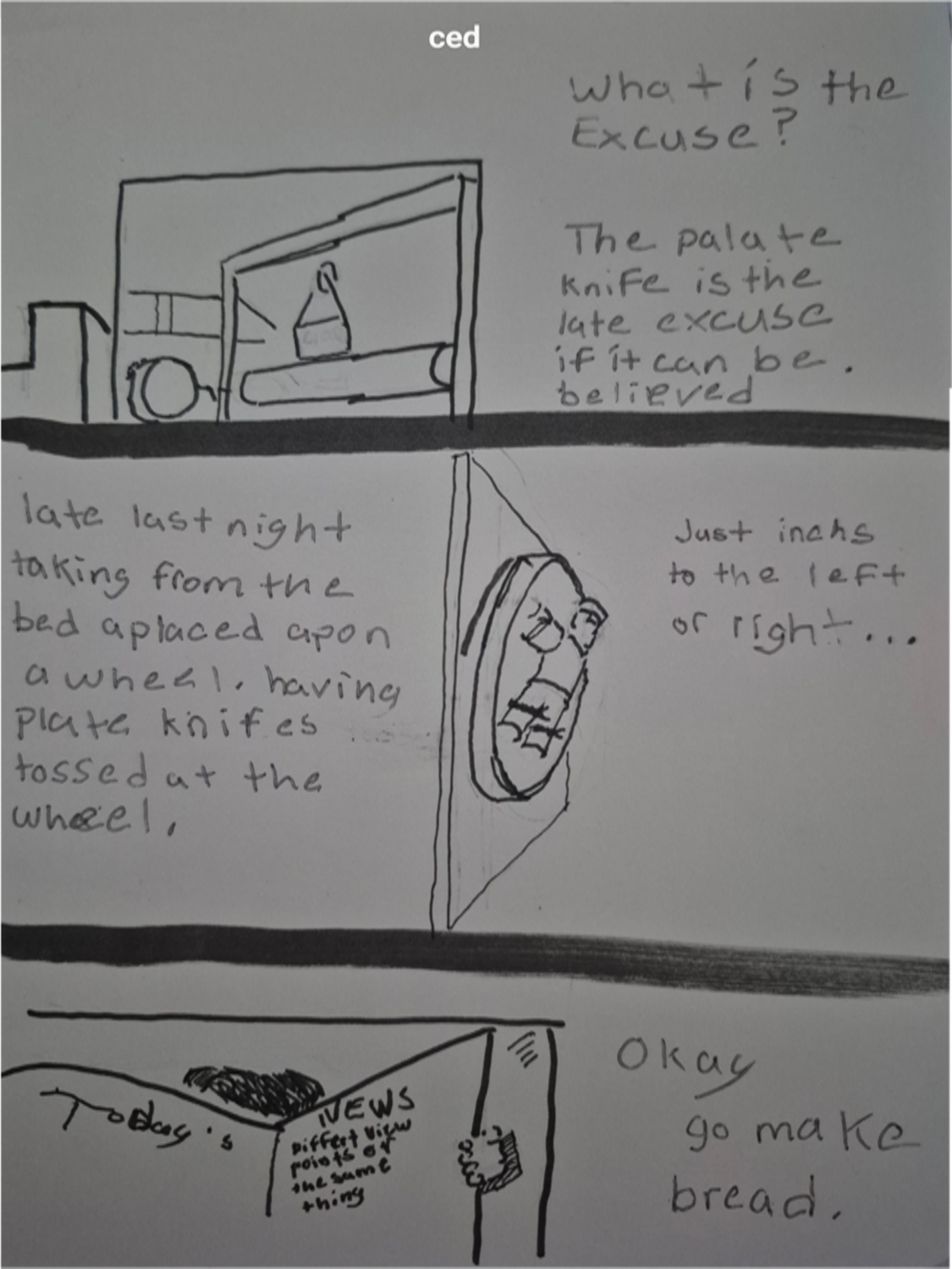 Inked Path: Floating Head Masked in The Bog
Amongst the frames, away-ink, comic art, comic strips, inkedpath, late to the party, puzzlement, Quibbles of the scribbles, the clone did it, used or not, webcomic