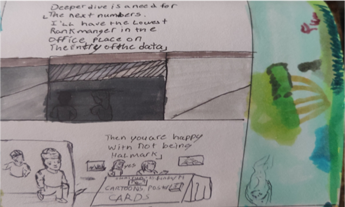 Comic entries of the away forward ink the path