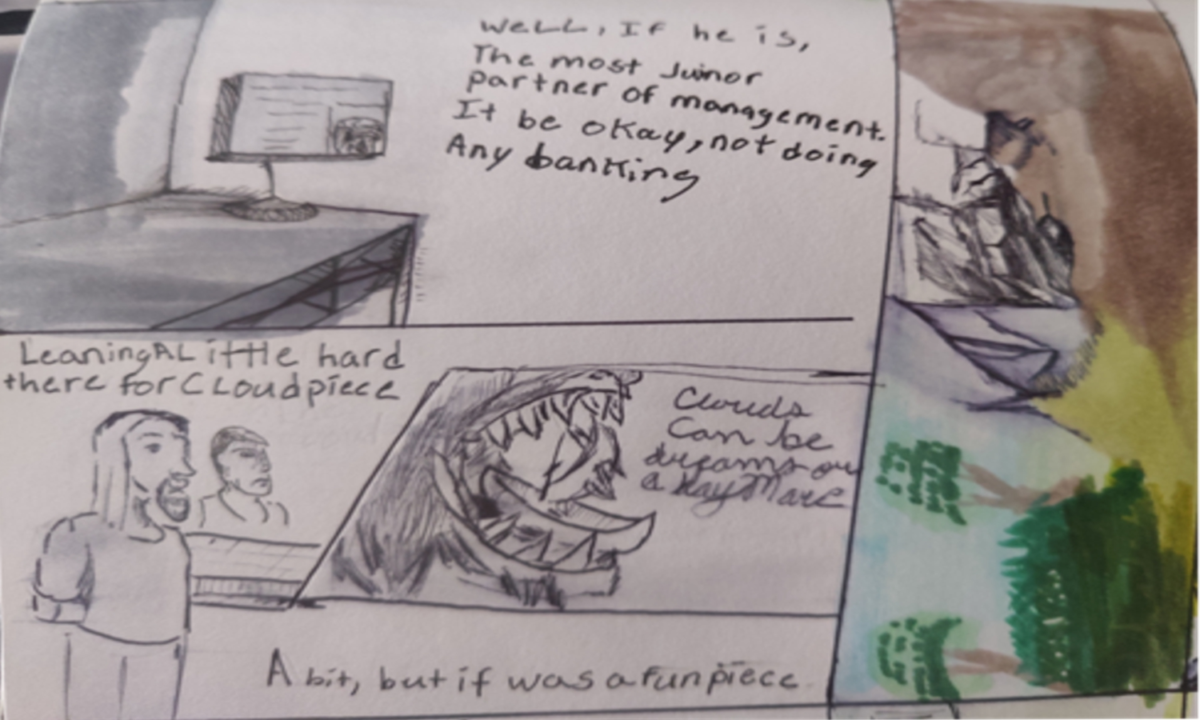 Comic entries of the away forward ink the path