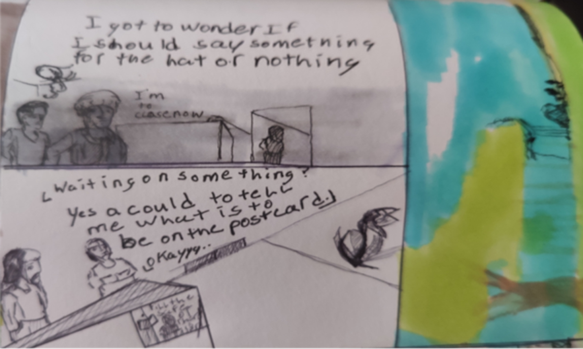 Comic entries of the away forward ink the path