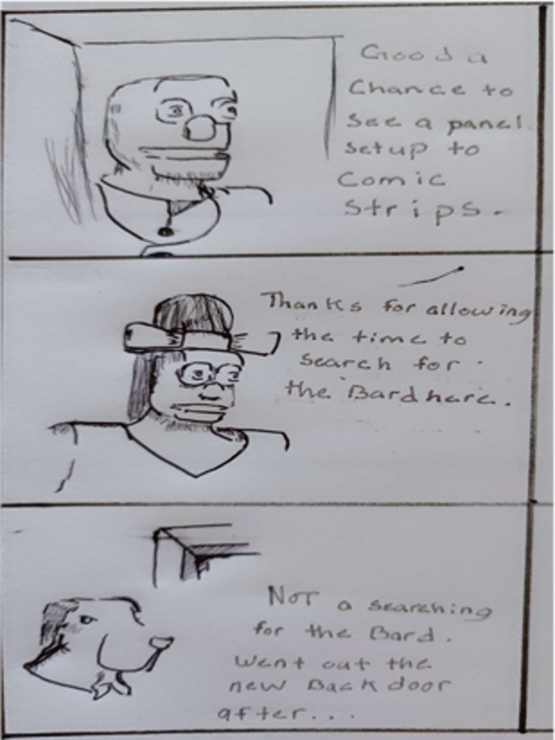 Inked path:  How is a Tunnel, Strings One Guided Path?
Amongst the frames, away-ink, comic art, comic strips, inkedpath, late to the party, puzzlement, Quibbles of the scribbles, the clone did it, used or not, webcomic