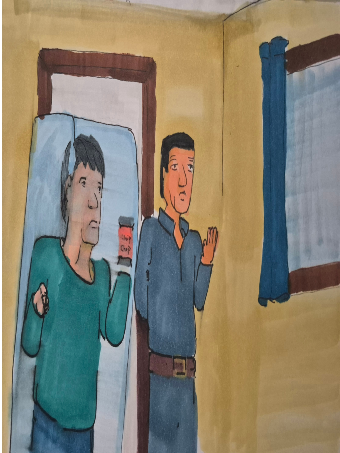 Inked path:  How is a Tunnel, Strings One Guided Path?
Amongst the frames, away-ink, comic art, comic strips, inkedpath, late to the party, puzzlement, Quibbles of the scribbles, the clone did it, used or not, webcomic