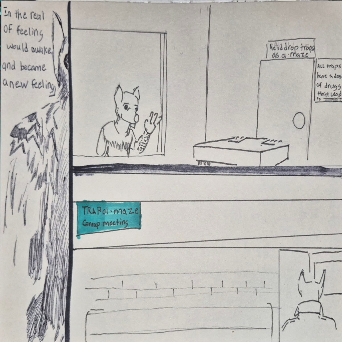 Inked Path: Wait, it was a different line, right?, comic art, comic strips, inkedpath, late to the party, puzzlement, Quibbles of the scribbles, the clone did it, used or not, webcomic.