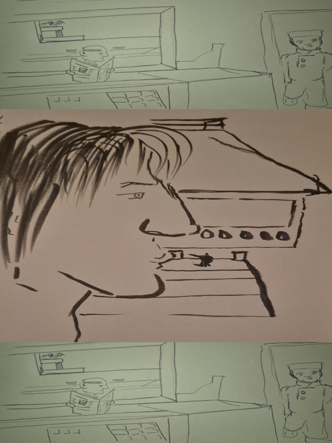 Inked Path: Amongst the ink, usefulness is found, comic art, comic strips, inkedpath, late to the party, puzzlement, Quibbles of the scribbles, the clone did it, used or not, webcomic