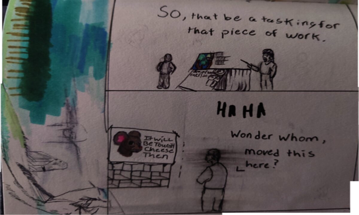 Comic entries of the away forward ink the path