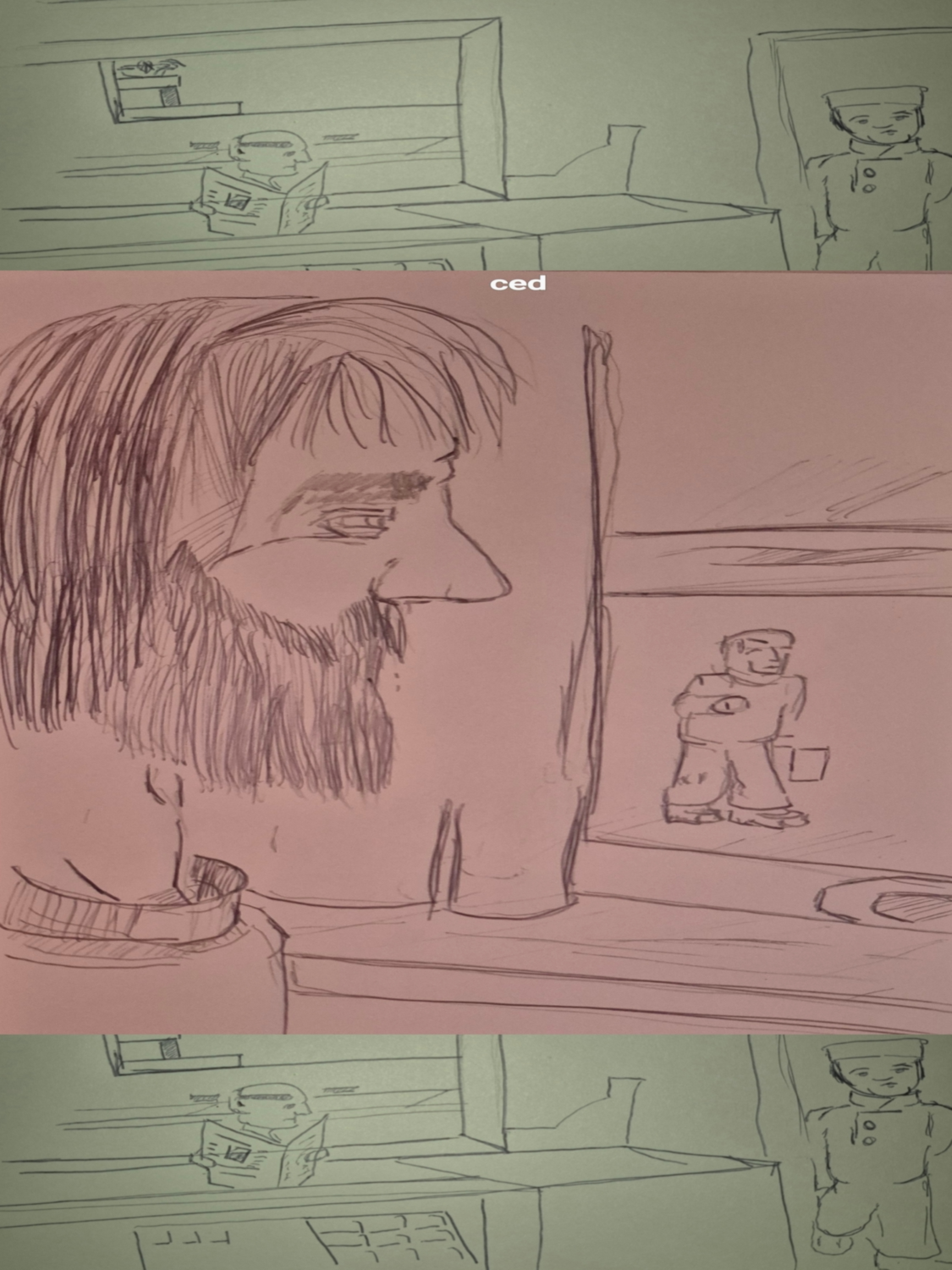 Inked Path: Imagination and Storytelling as Unifying Elements, comic art, comic strips, inkedpath, late to the party, puzzlement, Quibbles of the scribbles, the clone did it, used or not, webcomic.