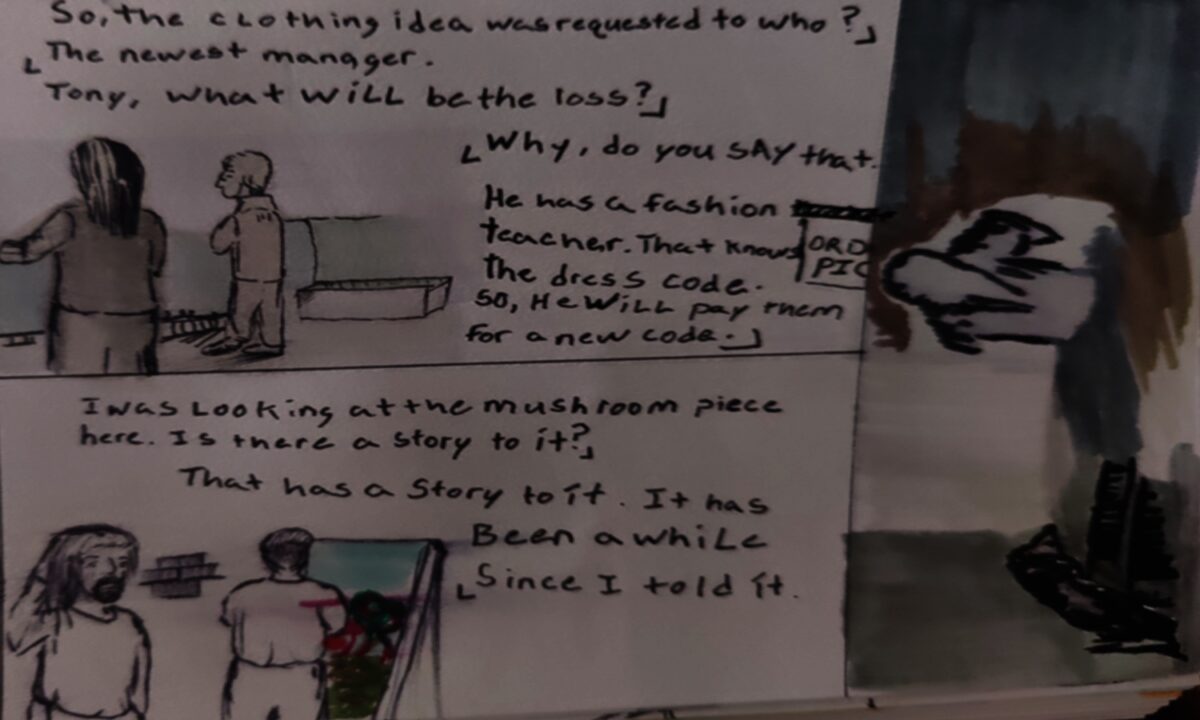 Comic entries of the away forward ink the path