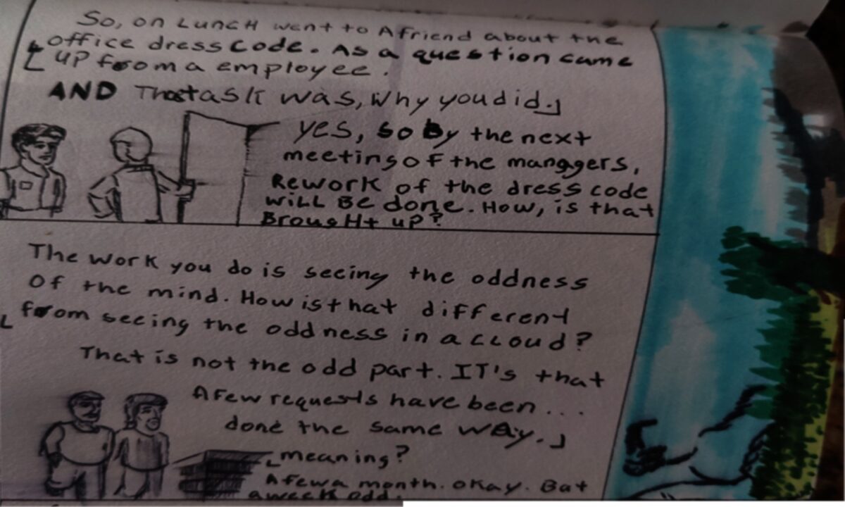 Comic entries of the away forward ink the path