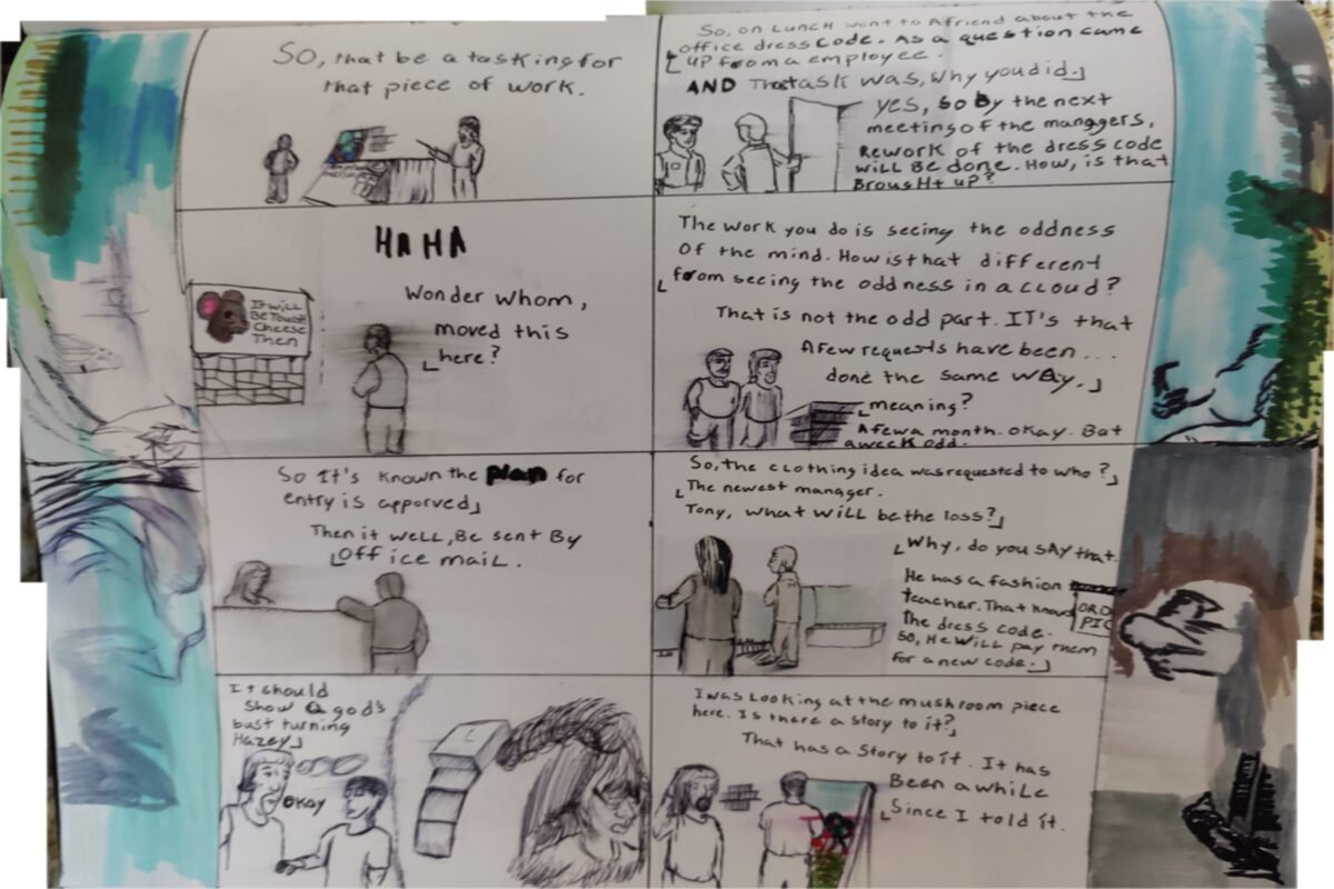 Comic entries of the away forward ink the path