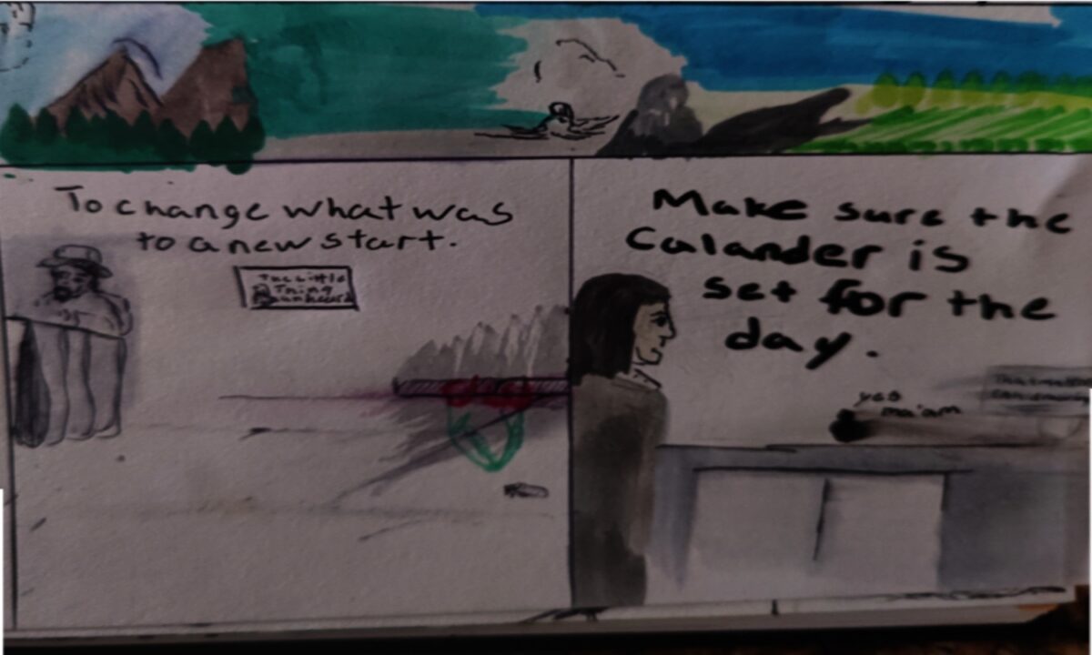 Comic entries of the away forward ink the path