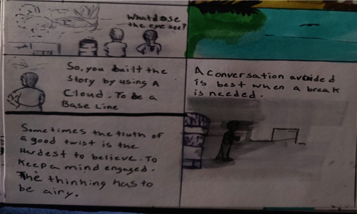 Comic entries of the away forward ink the path