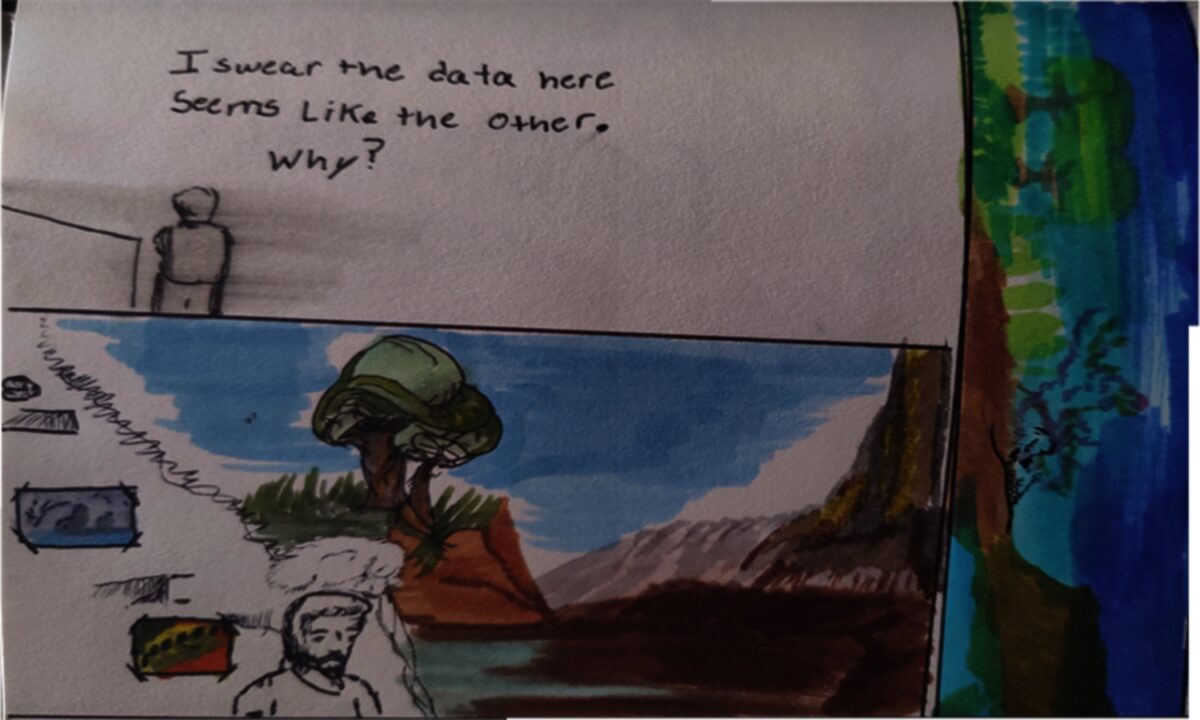 Comic entries of the away forward ink the path