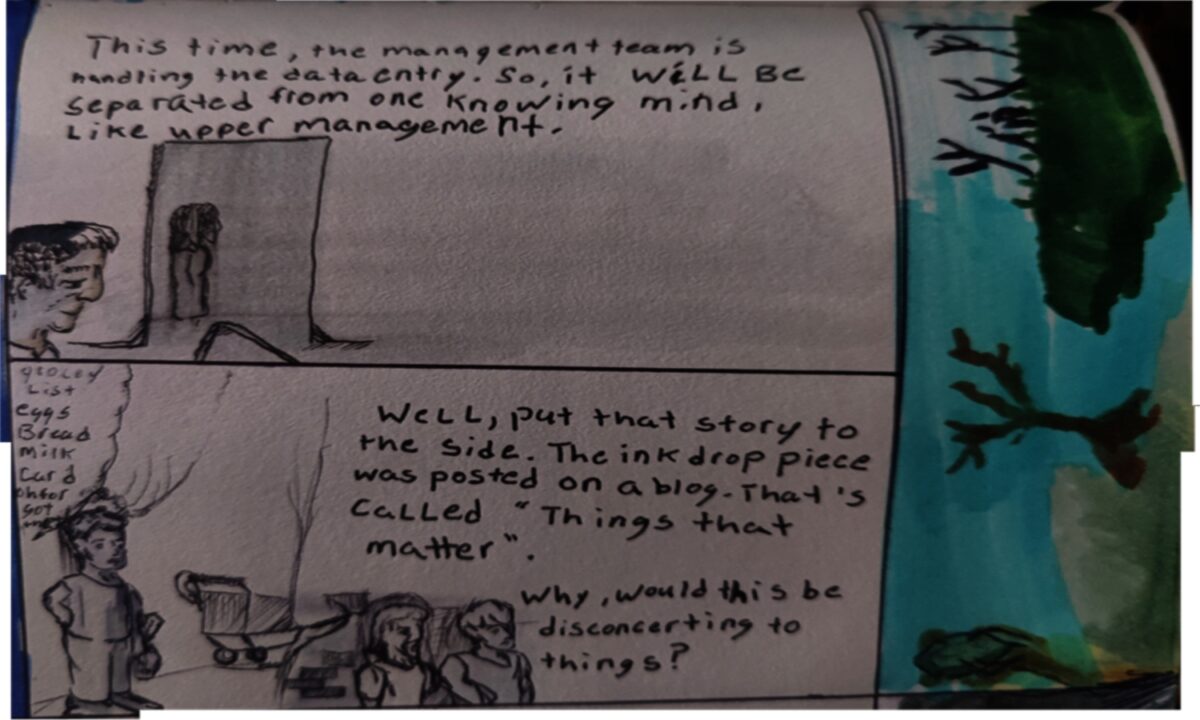 Comic entries of the away forward ink the path