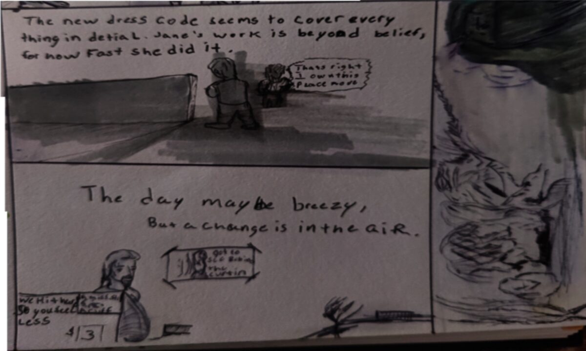 Comic entries of the away forward ink the path