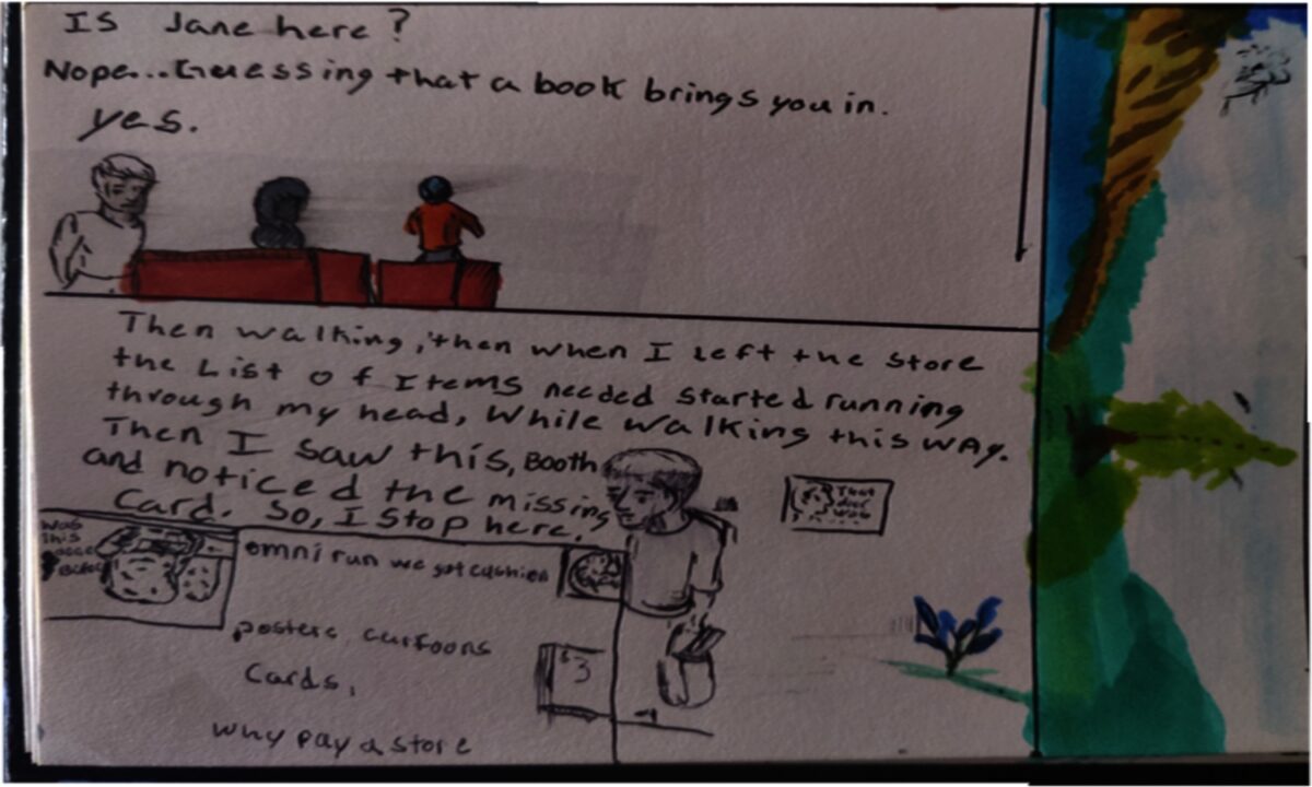 Comic entries of the away forward ink the path