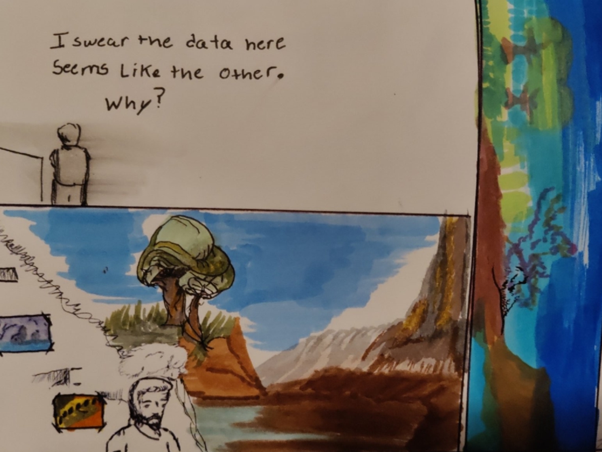 Comic entries of the away forward ink the path